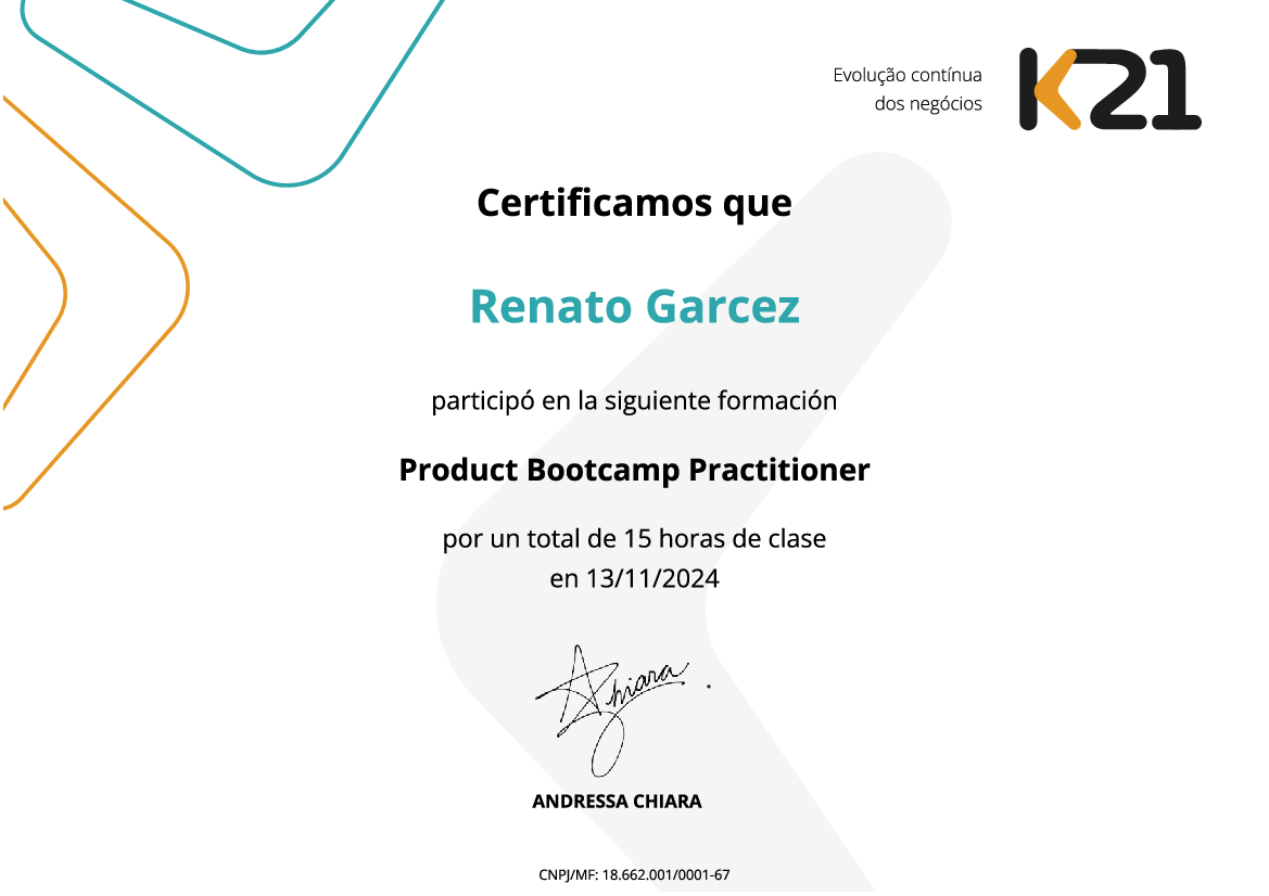 Certificado K21